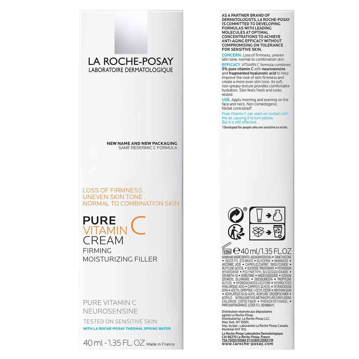 La Roche Posay Pure Vitamin C Anti-Wrinkle & Firm Care Face Cream