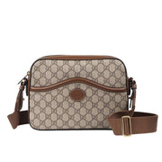 Gucci GG Supreme Crossbody Shoulder Bag – Beige