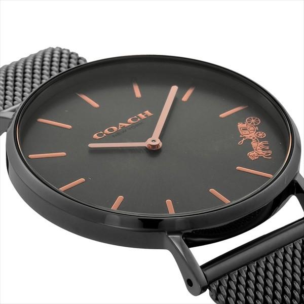 Coach Perry Grey Dial Grey Mesh Bracelet Watch for Women - 14503127