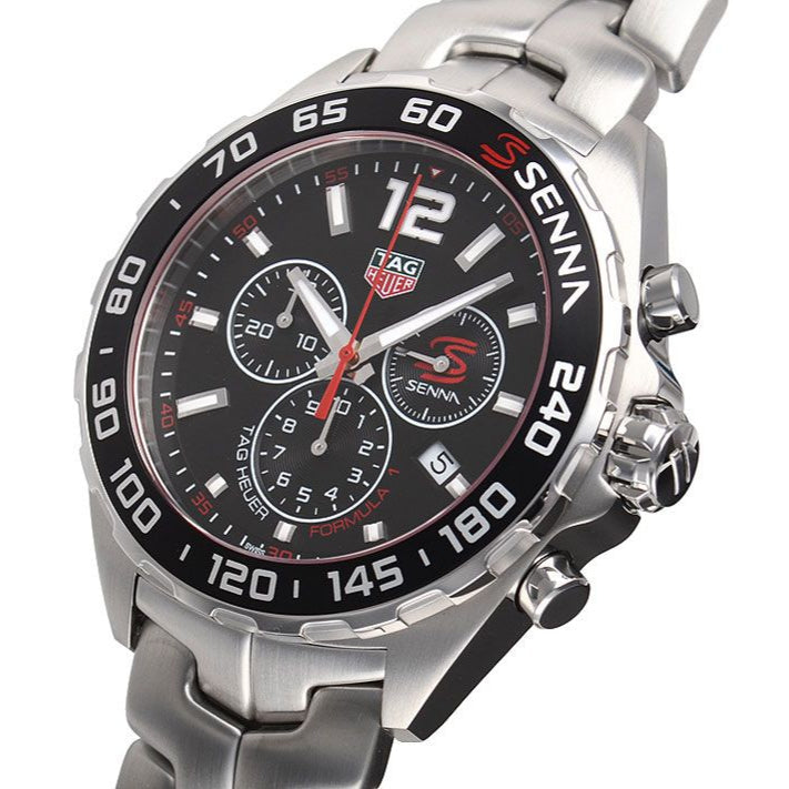 Tag Heuer Senna Black Dial Watch for Men - CAZ1015.BA0883