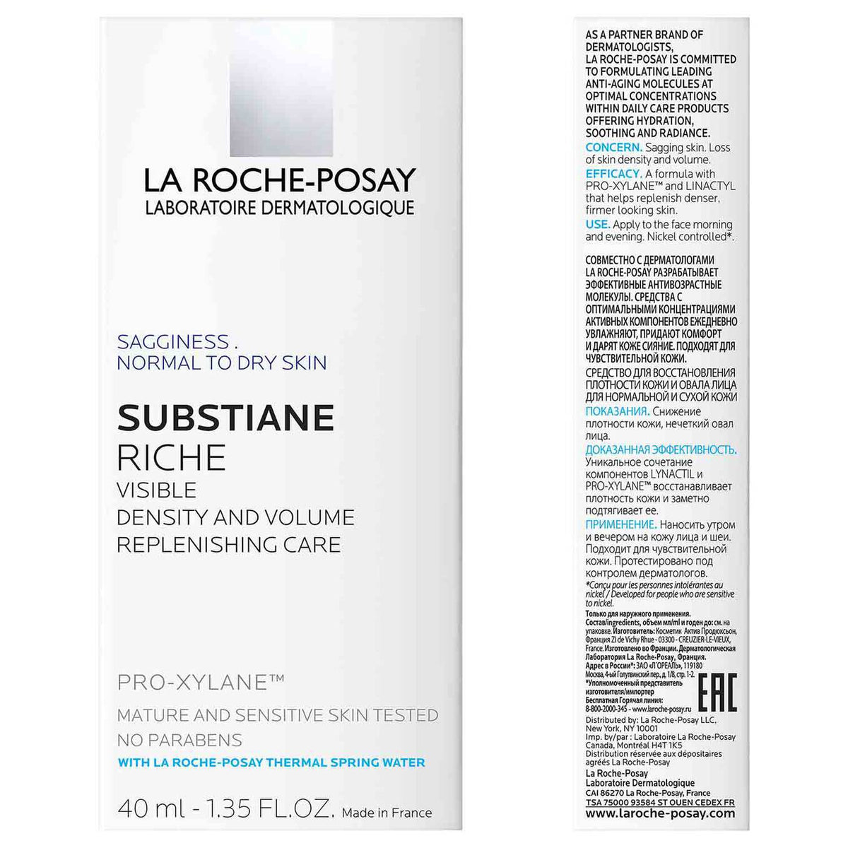 La Roche Posay Substiane Riche Replenishing Care Anti Aging Cream - 40ml