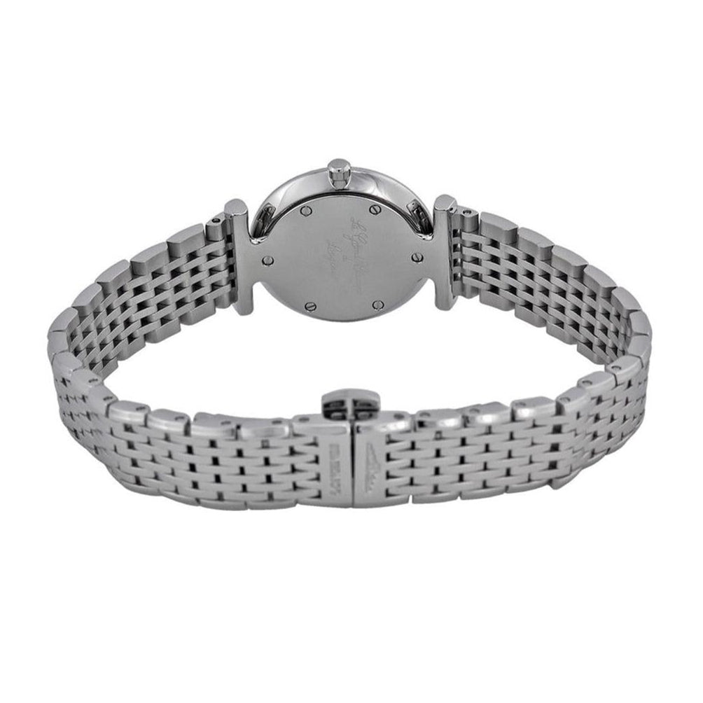 Longines La Grande Classique Diamonds White Dial Silver Steel Strap Watch for Women - L4.209.4.87.6