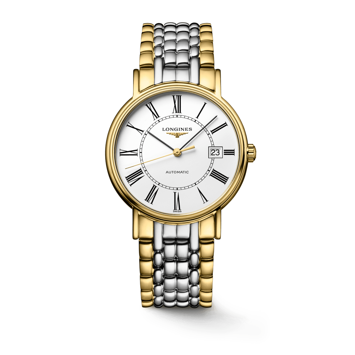 Longines Presence 38.5mm Automatic Stainless Steel Watch for Men - L4.921.2.11.7