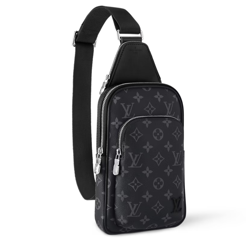 Louis Vuitton Monogram Avenue Slingbag PM Crossbody - Black