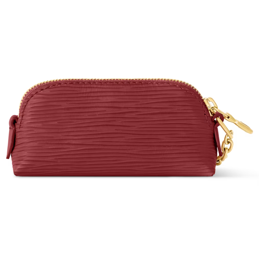 Louis Vuitton Cosmetic Lipstick Pouch - Monogram Rouge