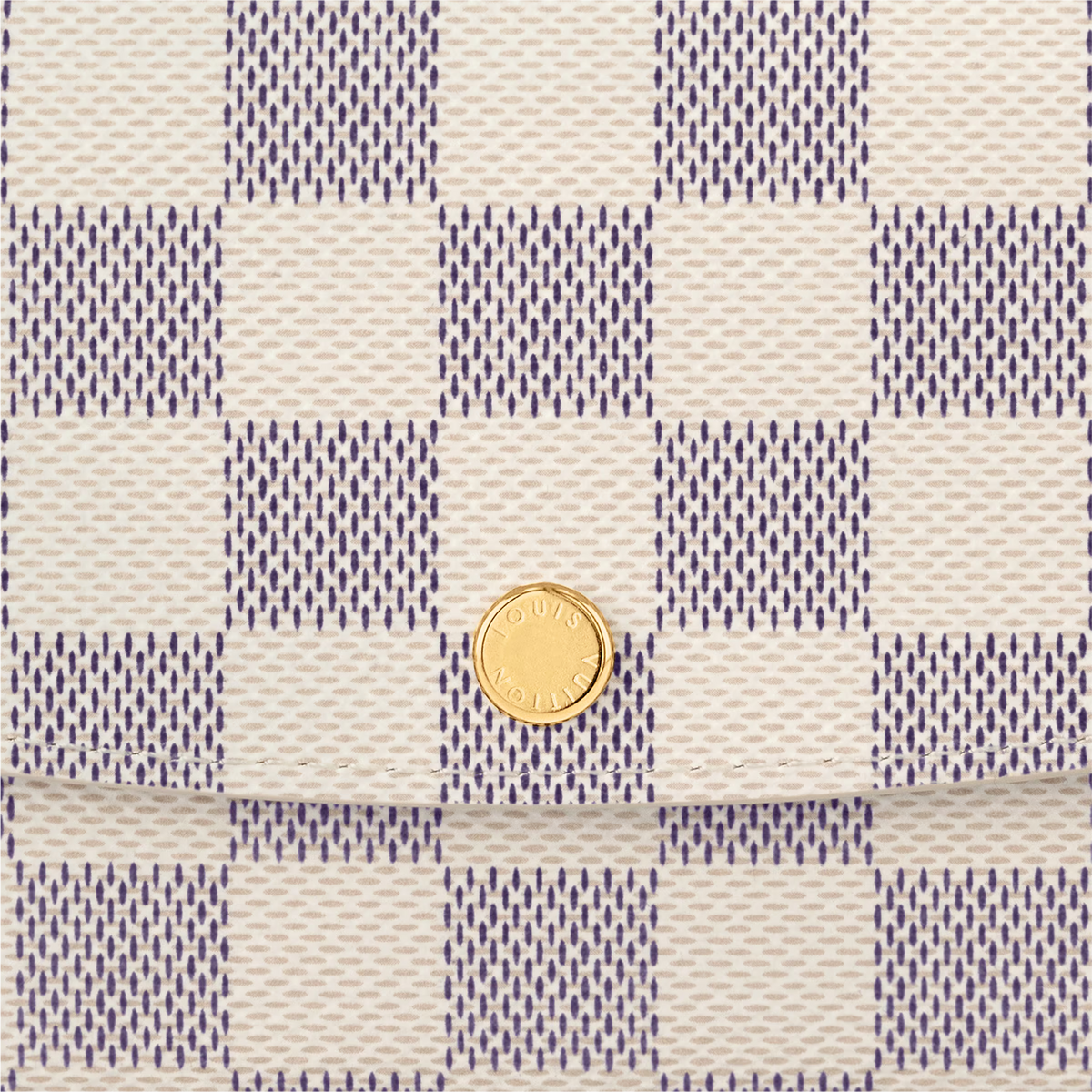 Louis Vuitton Damier Azur Emilie Wallet - White
