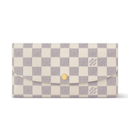 Louis Vuitton Damier Azur Emilie Wallet - White