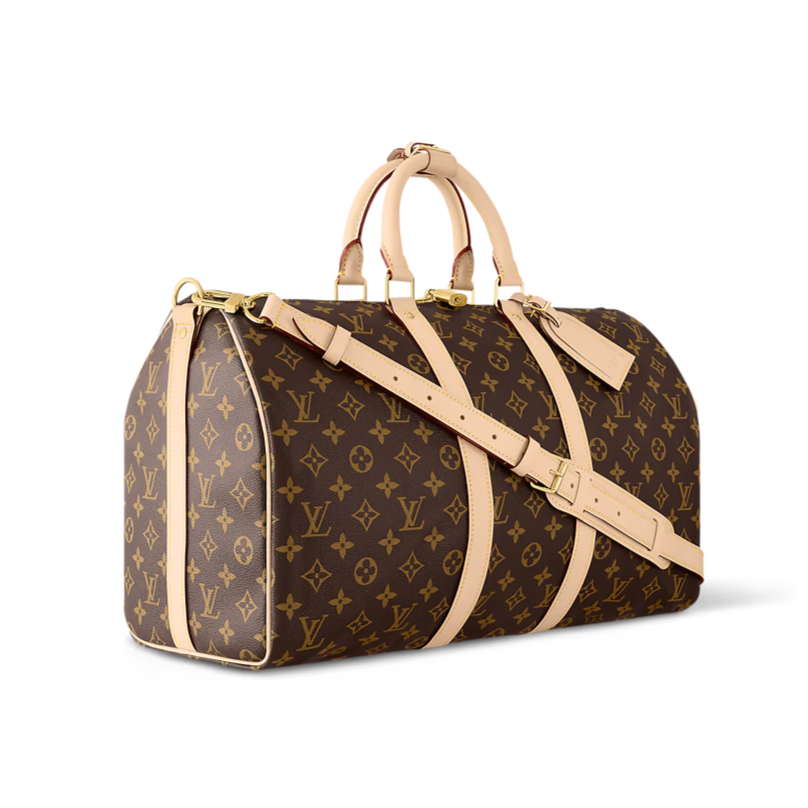 Louis Vuitton Keepall Bandoulière 45 Duffle Bag - Brown