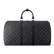 Louis Vuitton Keepall Bandoulière 50 Duffle Bag - Black