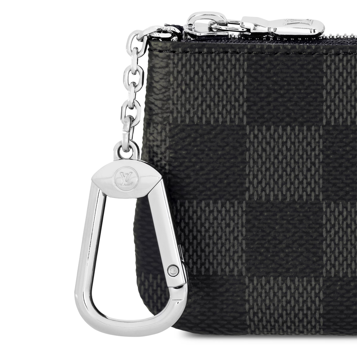Louis Vuitton Damier Graphite Key Pouch - Black