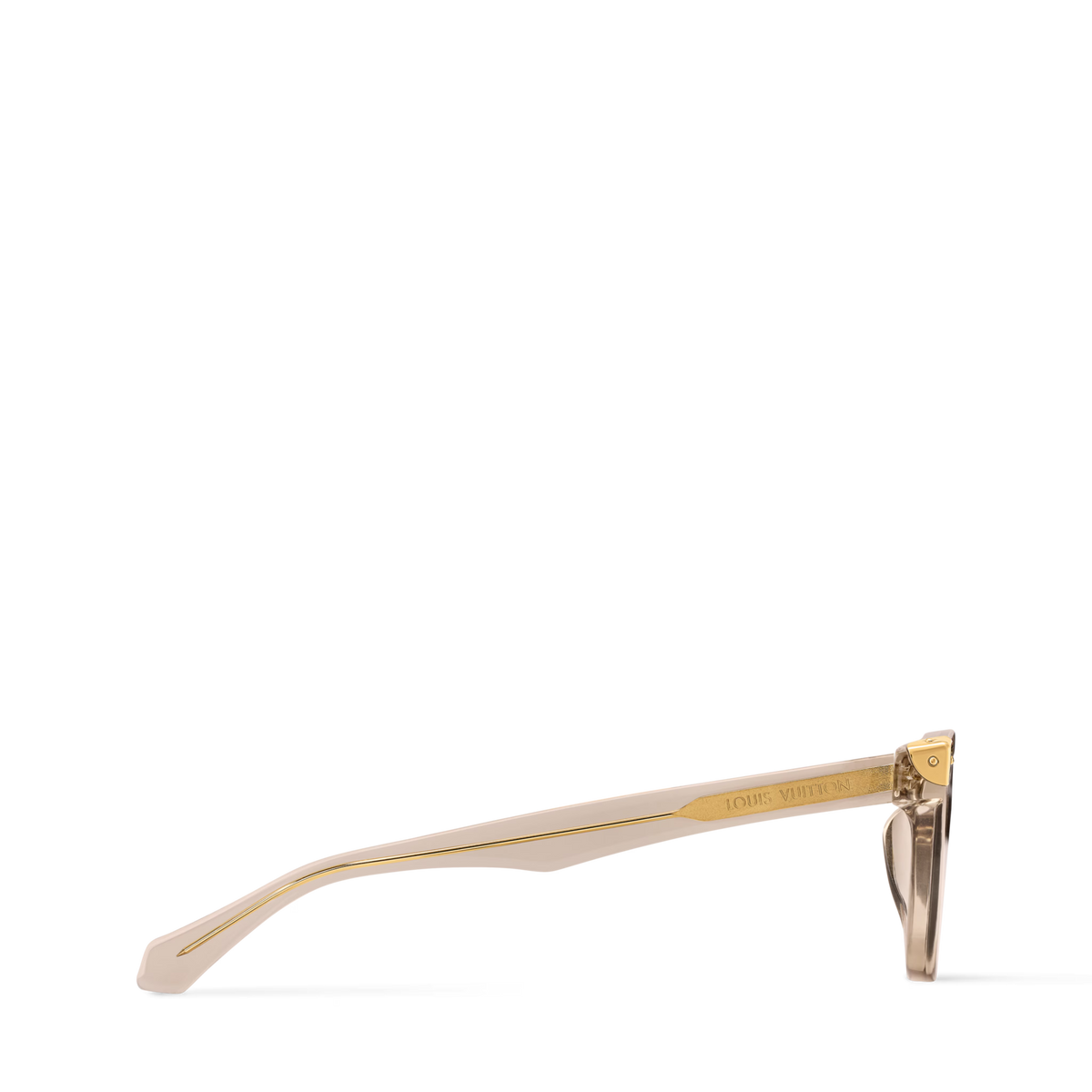 Louis Vuitton Men Square Frame Crystal Sunglasses