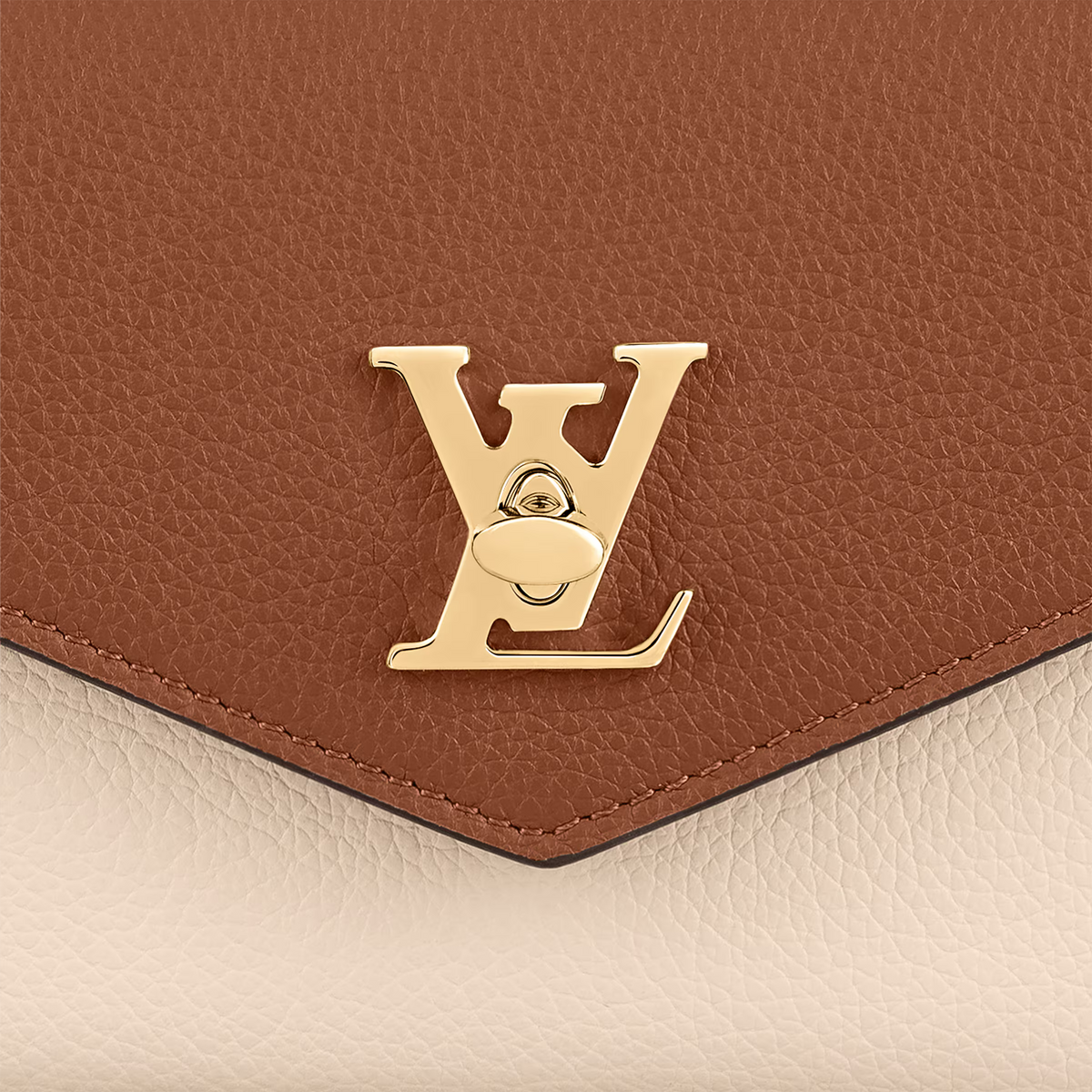 Louis Vuitton Mylockme Chain Pochette Shoulder Bag - Chataigne