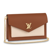 Louis Vuitton Mylockme Chain Pochette Shoulder Bag - Chataigne