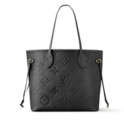 Louis Vuitton Empreinte Monogram Giant Neverfull MM Tote Bag - Black