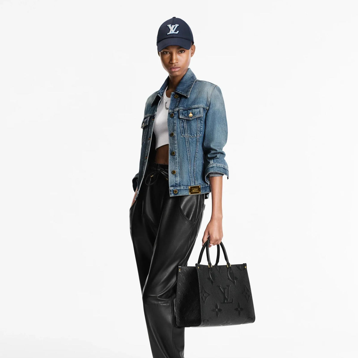 Louis Vuitton OnTheGo PM Tote Bag - Black Noir Obscur