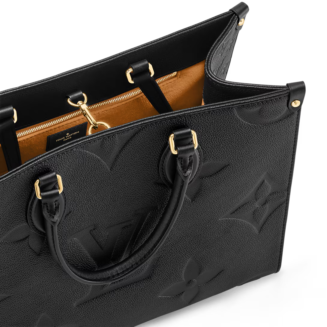 Louis Vuitton OnTheGo PM Tote Bag - Black Noir Obscur