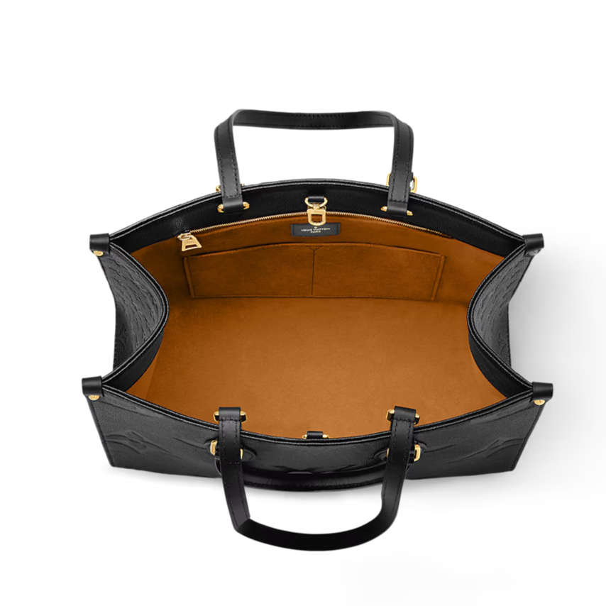 Louis Vuitton OnTheGo PM Tote Bag - Black Noir Obscur