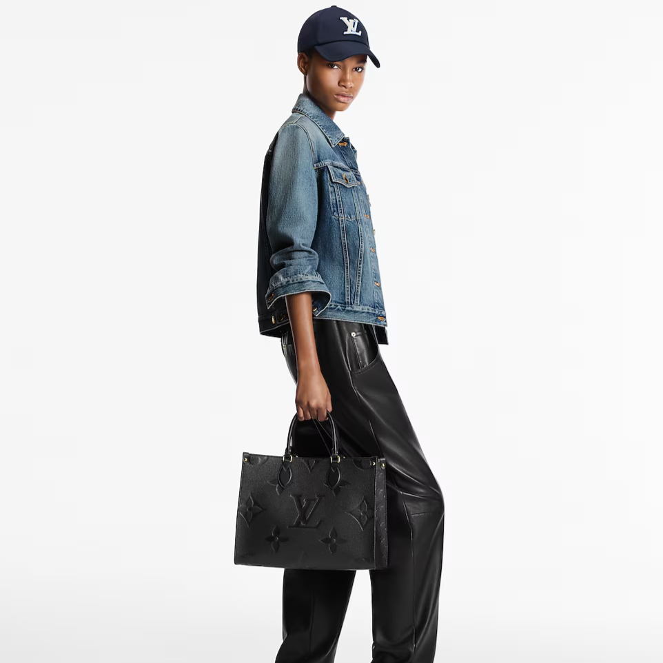 Louis Vuitton OnTheGo PM Tote Bag - Black Noir Obscur