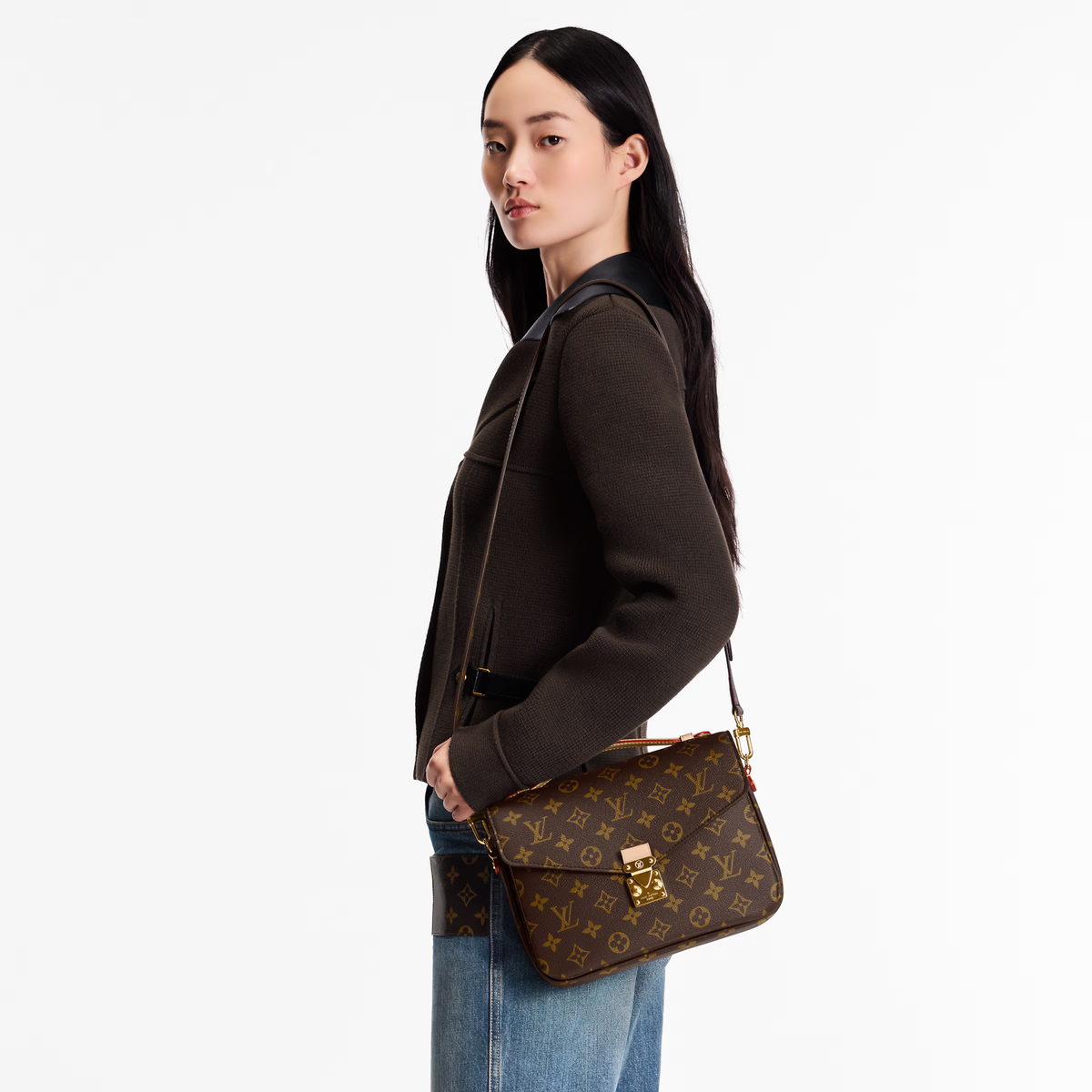 Louis Vuitton Pochette Métis Handbag - Brown