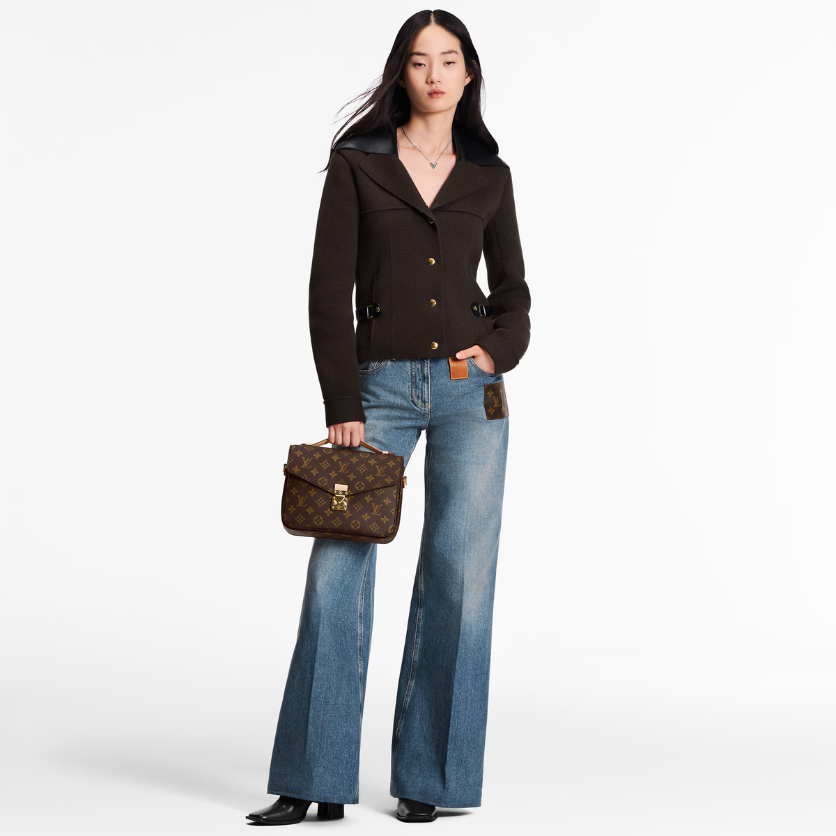 Louis Vuitton Pochette Métis Handbag - Brown