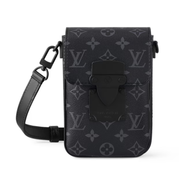 Louis Vuitton S-Lock Vertical Wearable Wallet - Black