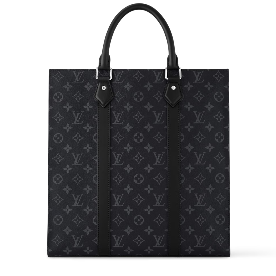 Louis Vuitton Sac Plat Tote Bag - Monogram Eclipse