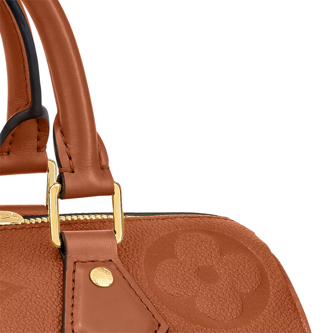 Louis Vuitton Empreinte Monogram Speedy Bandoulière 25 Handbag - Cognac