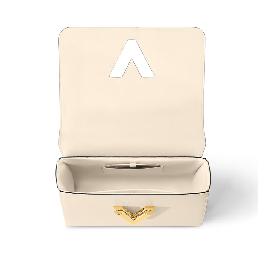 Louis Vuitton Twist MM Chain Bag - Quartz White