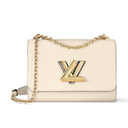 Louis Vuitton Twist MM Chain Bag - Quartz White
