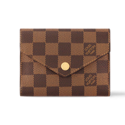 Louis Vuitton Damier Ebene Victorine Wallet - Brown