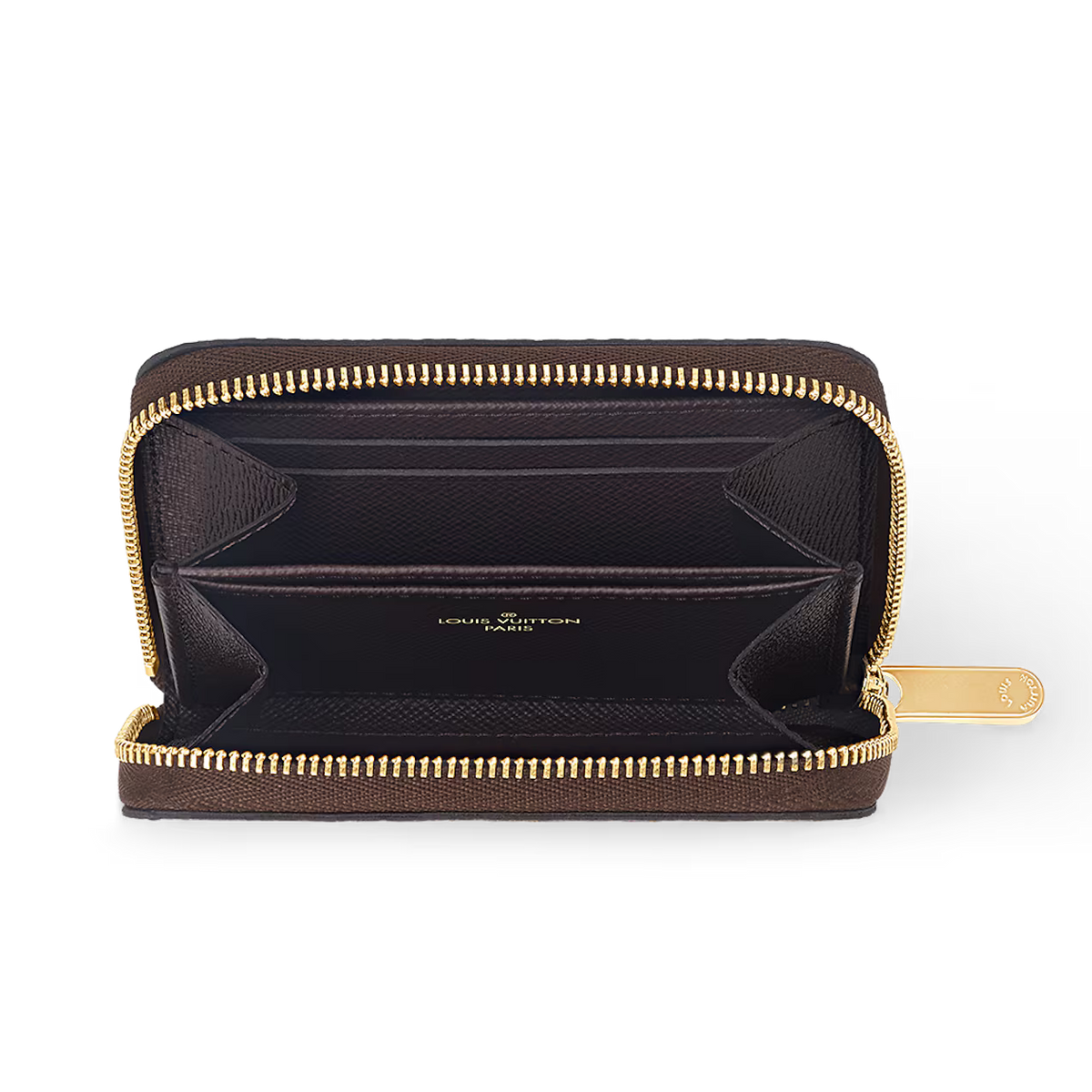 Louis Vuitton Damier Ebene Zippy Coin Purse - Brown