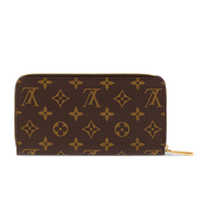 Louis Vuitton Monogram Canvas Zippy Wallet - Brown