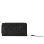Louis Vuitton Monogram Empreinte Zippy Wallet - Black