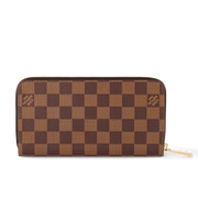 Louis Vuitton Damier Ebene Zippy Wallet - Brown