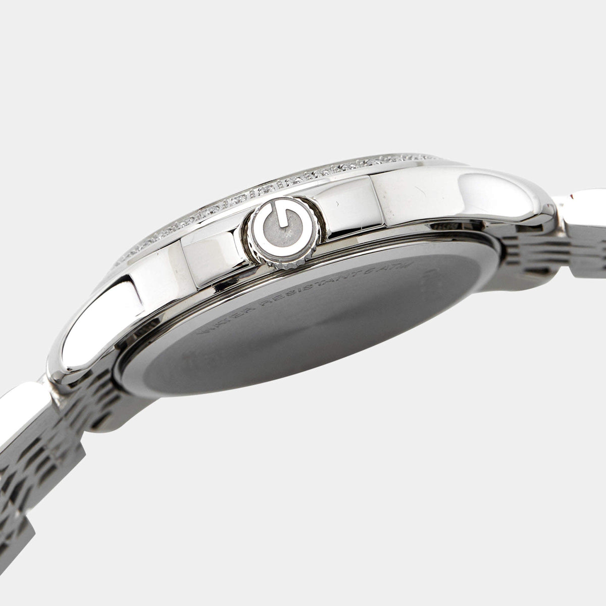 Gucci G Timeless Diamonds Mother of Pearl Dial Silver Mesh Bracelet Watch For Women - YA126508