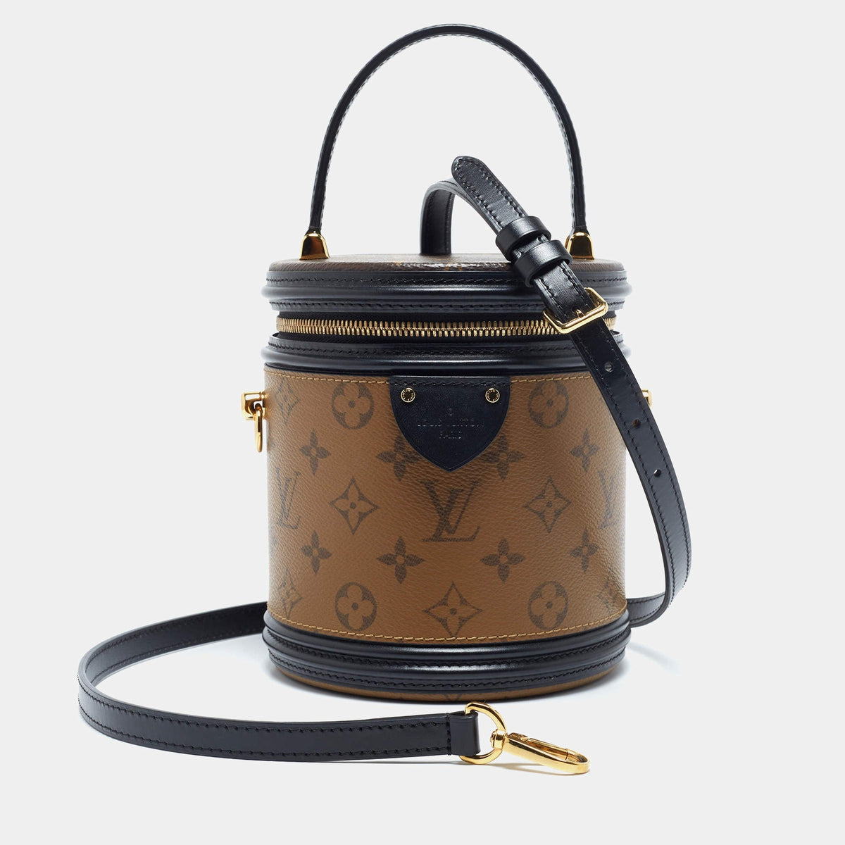 Louis Vuitton Cannes Handbag - Black/Brown