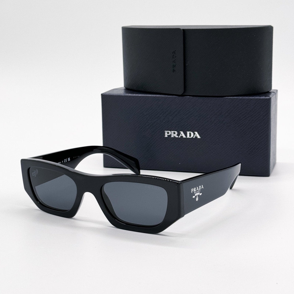 Prada PRA01S 16K08Z Black Sunglasses