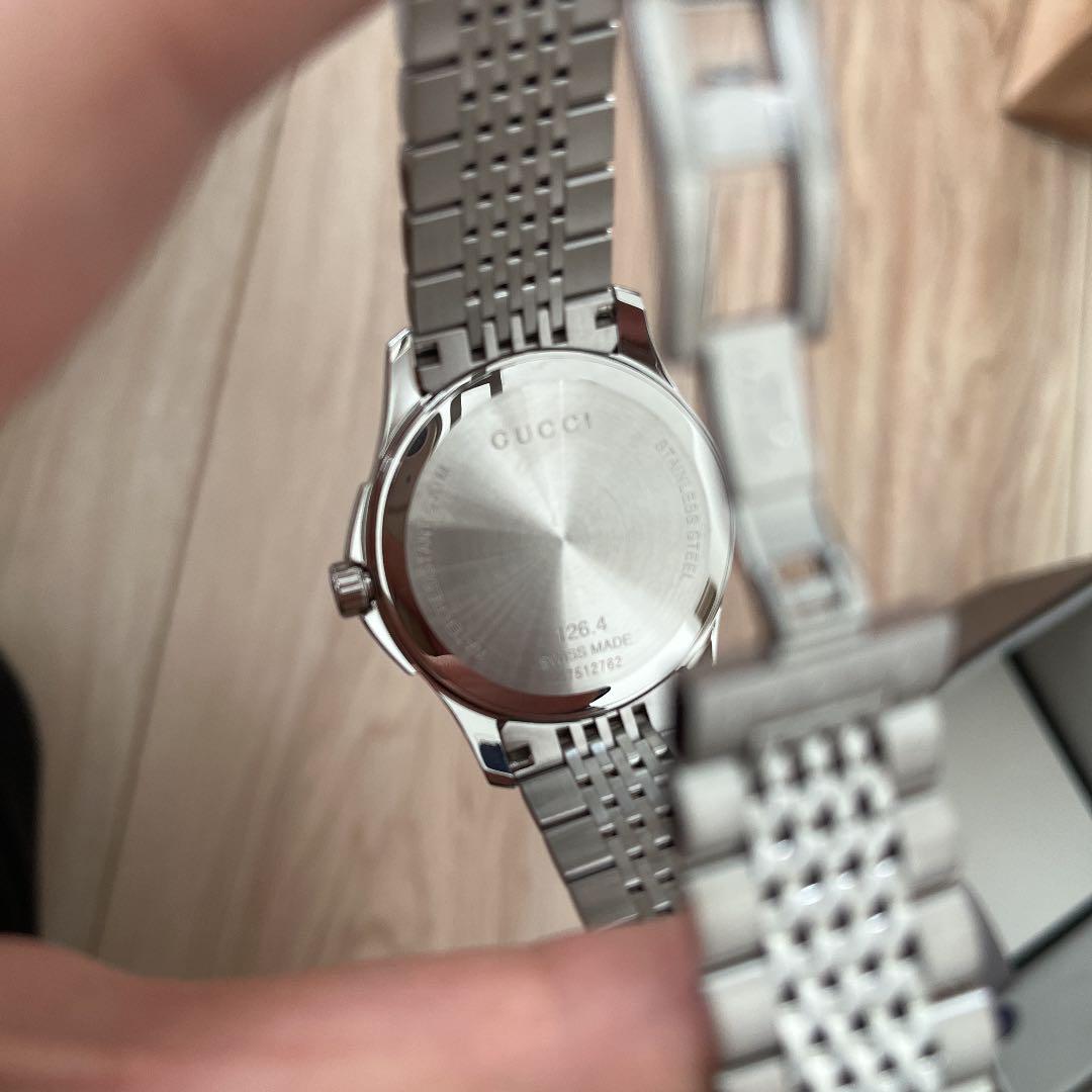 Gucci G Timeless Quartz Silver Dial Silver Steel Strap Watch For Women - YA126459