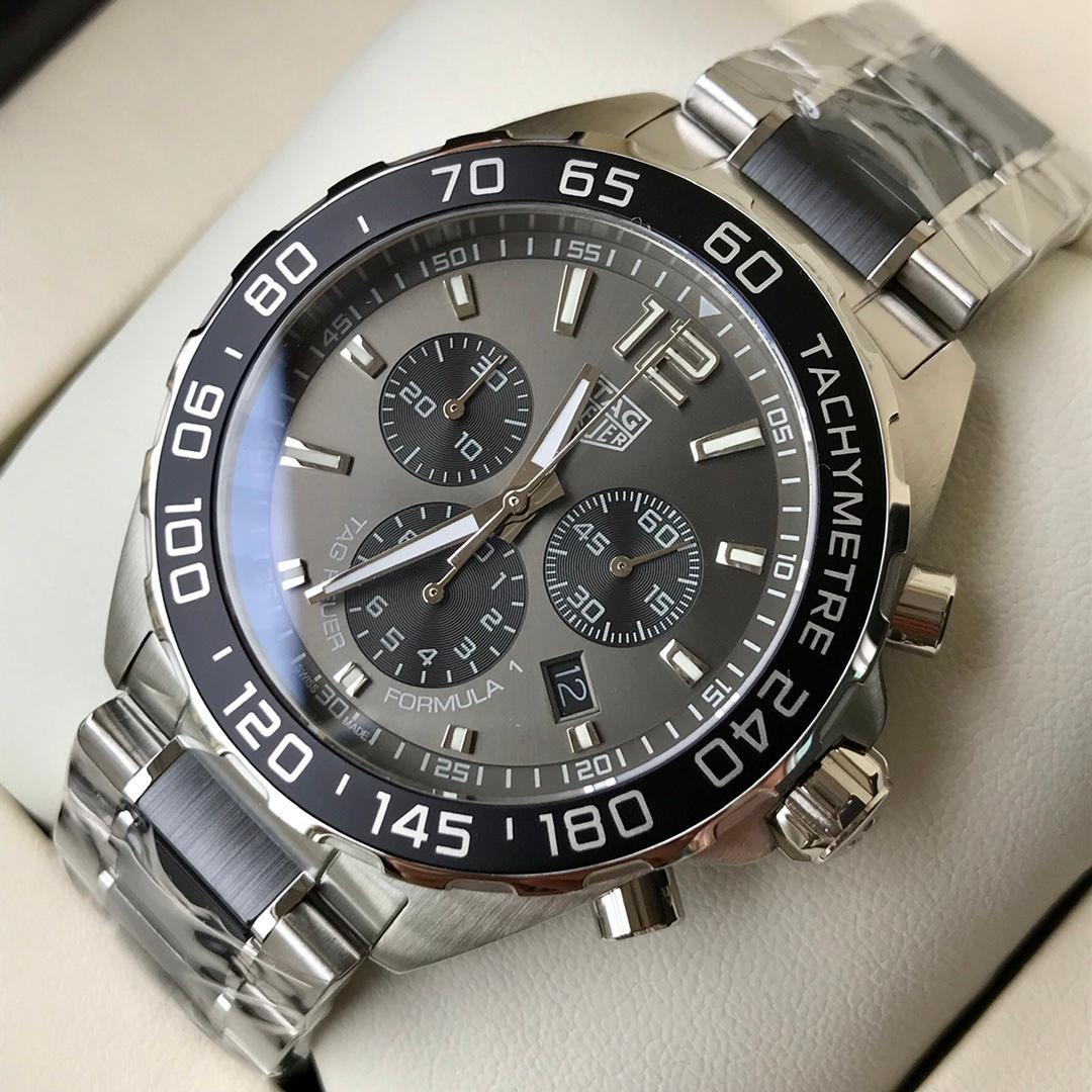 Tag Heuer Formula 1 Anthracite Dial Two Tone Steel Strap Watch For Men - CAZ1011.BA0843