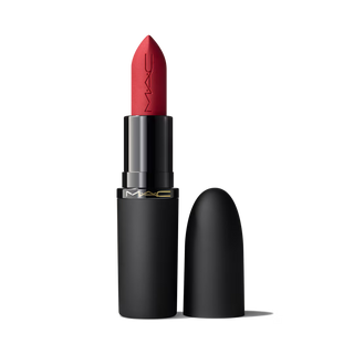 MAC Powder Kiss Hazy Matte Lipstick - Ruby New