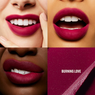 Mac Powder Kiss Lip and Cheek Matte Liquid Mousse - Burning Love