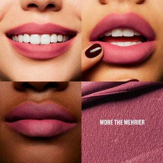 MAC Powder Kiss Lip and Cheek Matte Liquid Mousse - More the Mehr-Ier