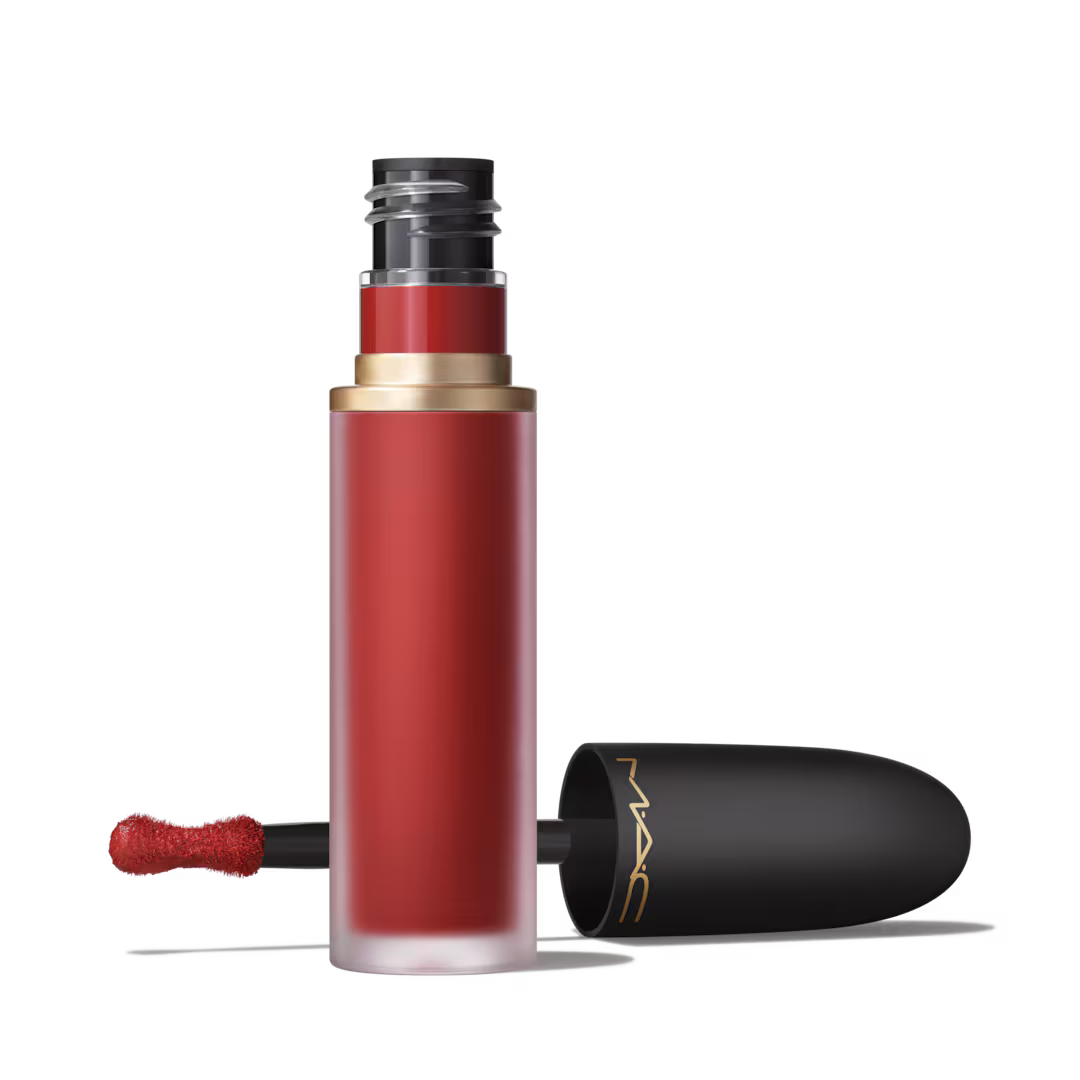 MAC Powder Kiss Lip and Cheek Matte Liquid Mousse - Ruby Boo