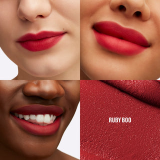 MAC Powder Kiss Lip and Cheek Matte Liquid Mousse - Ruby Boo