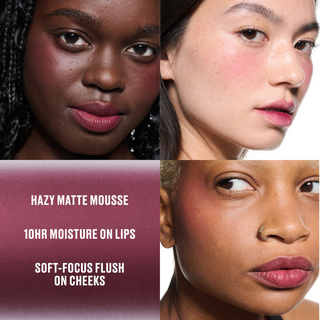 MAC Powder Kiss Lip and Cheek Matte Liquid Mousse - Date Night