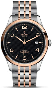 Tudor 1926 Automatic Black Dial Two Tone Steel Strap Watch for Men - M91651-0003