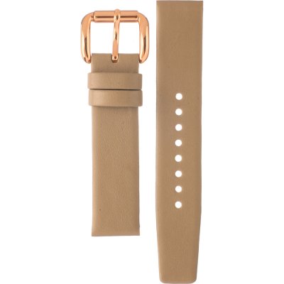 Marc Jacobs Tether Grey Dial Grey Leather Strap Watch for Women - MBM1375