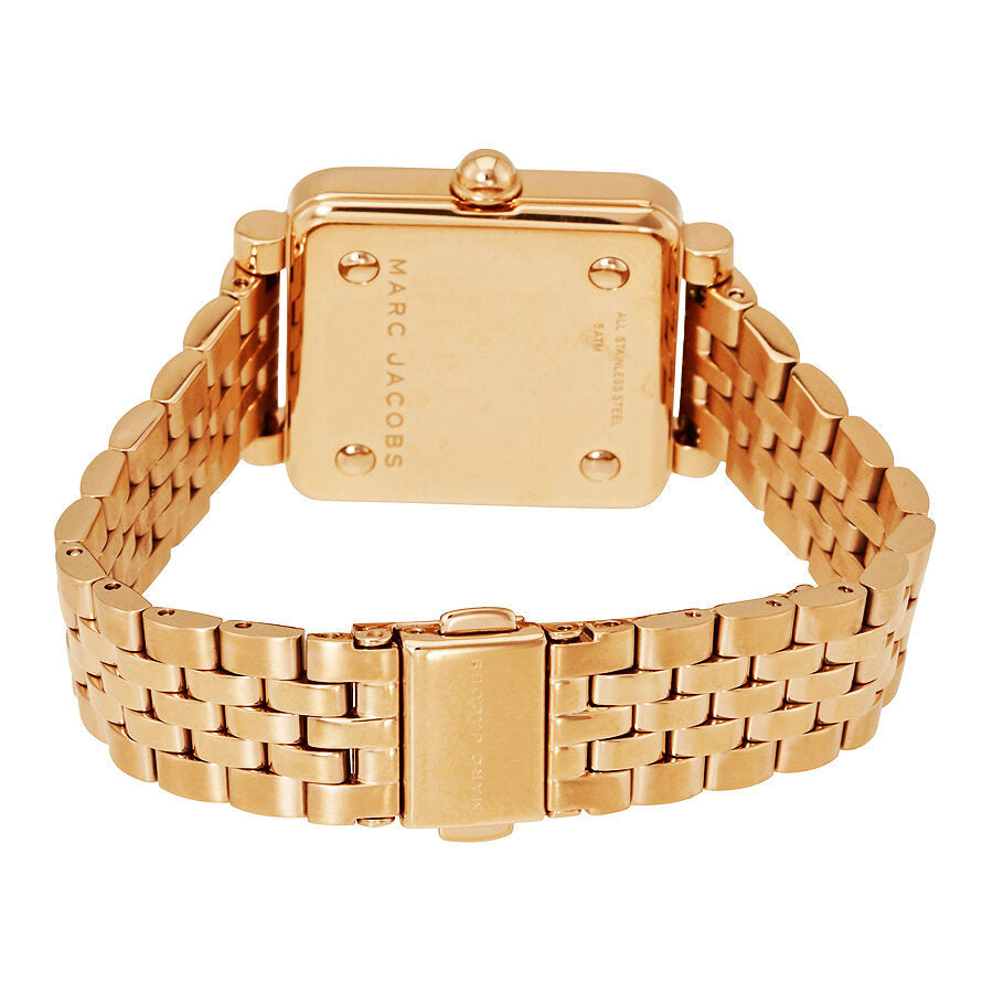 Marc Jacobs Vic Silver Dial Rose Gold Steel Strap Watch for Women - MJ3514