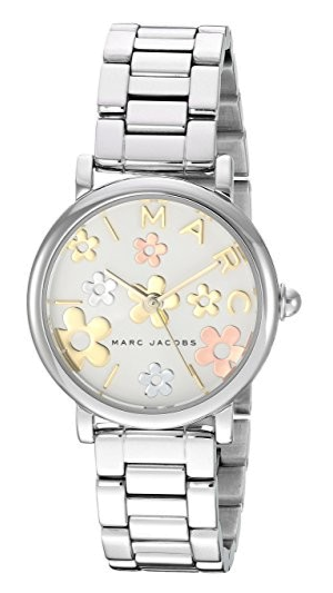 Marc Jacobs Classic White Dial Silver Steel Strap Watch for Women - MJ3581