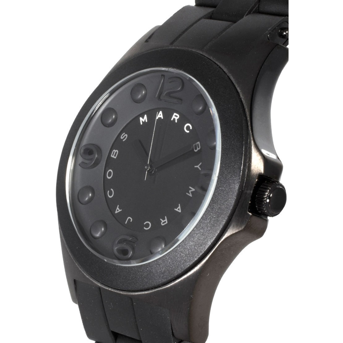 Marc Jacobs Pelly Black Dial Black Steel Strap Watch for Women - MBM2510